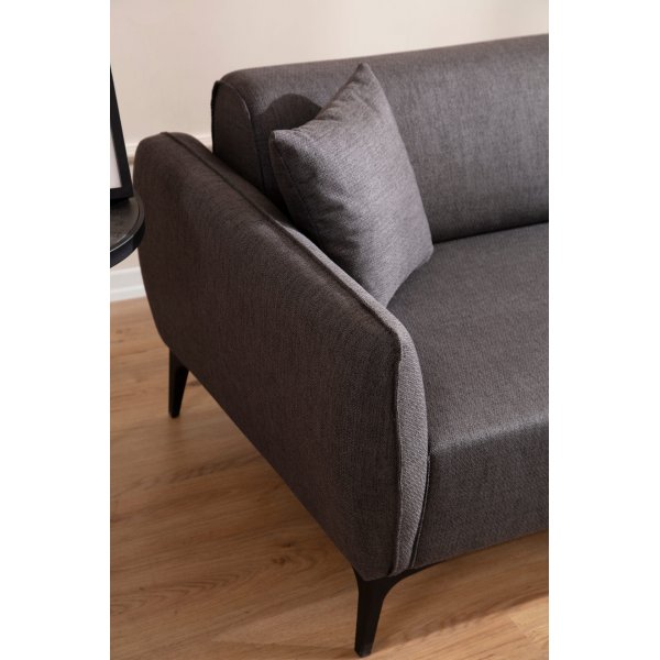 Canapé divan Belissimo - Gris foncé Canapé divan Belissimo - Gris foncé