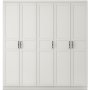 Henna kledingkast 175 x 50 x 182 cm - Wit