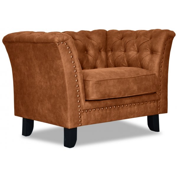 Fauteuil Chester Bridge - Vintage Cognac