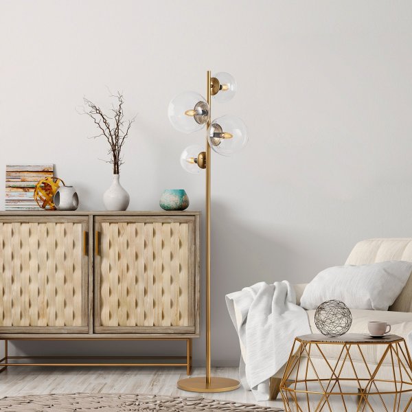 Lampadaire  facettes 10524 - Antique