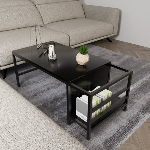 Contempo soffbord&nbsp;110 x 60 cm - Svart