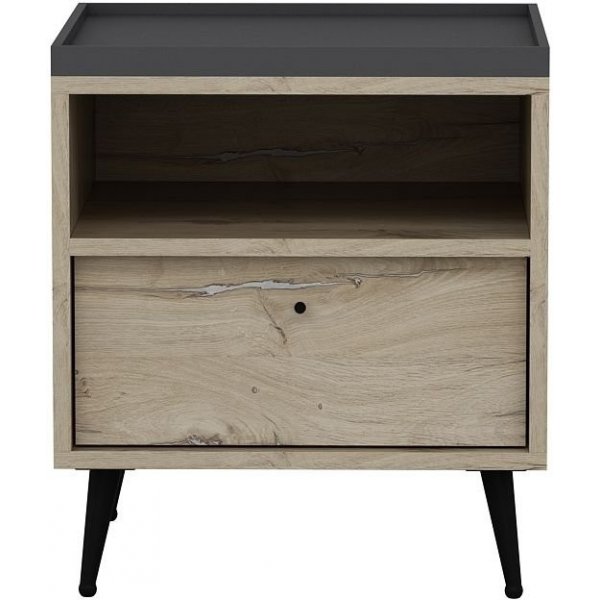 Lara nachtkastje - Walnoot