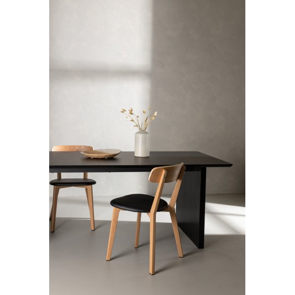 Vail matbord 200 x 100 cm - Svart