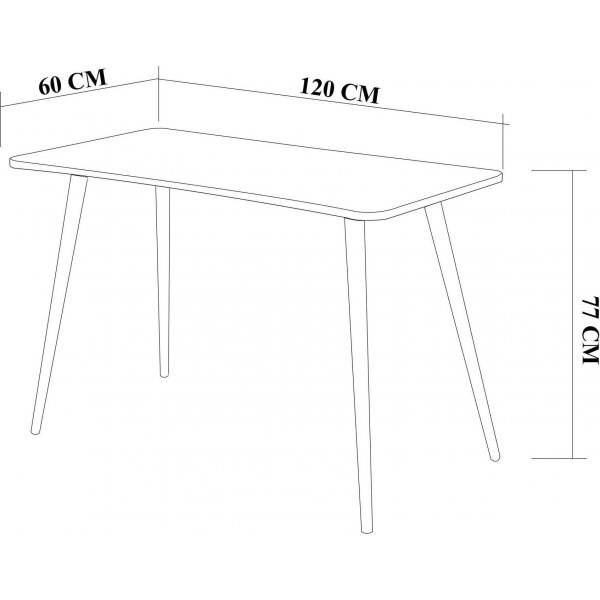 Skrivbord 120x60 cm - Fabio Skrivbord 120x60 cm - Fabio