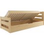 Juniorsng Ernie med frvaring 90 cm - Furu