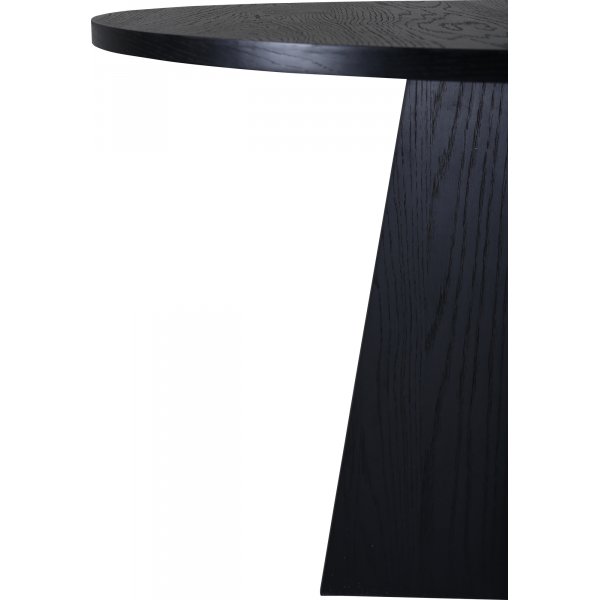 Bootcut eettafel 110 cm - Zwart
