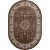 Dubai Medallion wiltonmatta Champange - Oval 160 x 230 cm
