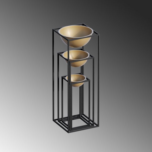 Pot Plato 19 - Noir/or Pot Plato 19 - Noir/or