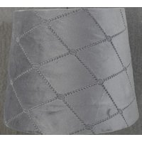 Velvet Diamond lampskärm 23 cm - Grå Velvet Diamond lampskärm 23 cm - Grå