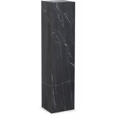 Stone piedestal 90 cm - Svart marmor (Laminat)