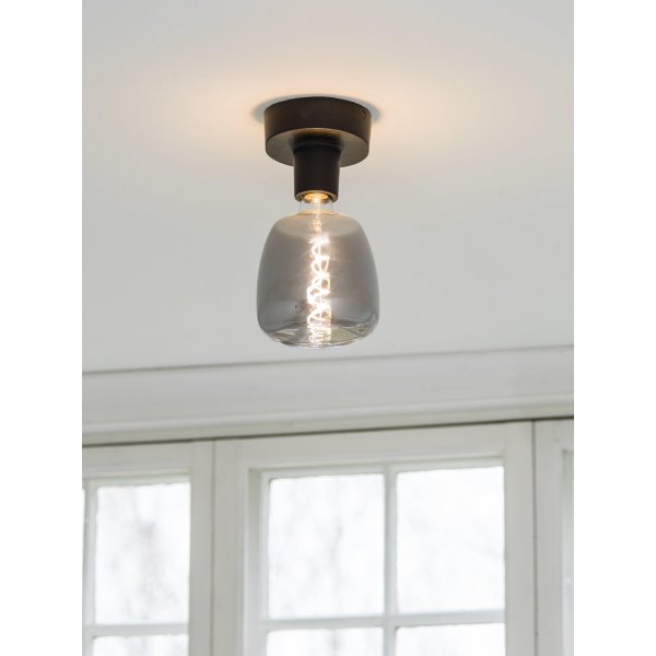 Avis Plafonnier Plafonnier - Noir Rustique - 12 cm