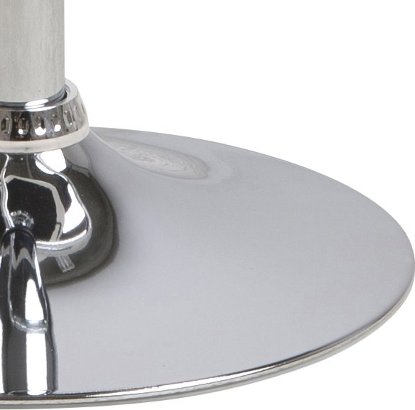 Grace barstol 104 cm - Svart PU/vit PU