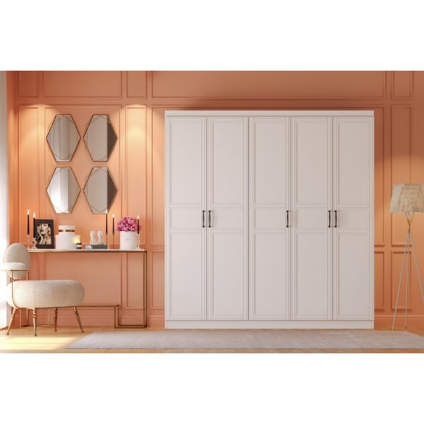 Armoire Henn 175 x 50 x 210 cm - Blanc