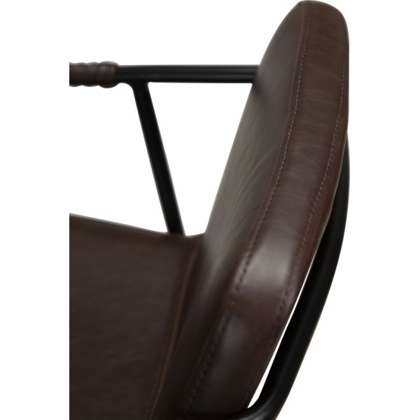 Tabouret de bar Boto - Chocolat PU Tabouret de bar Boto - Chocolat PU