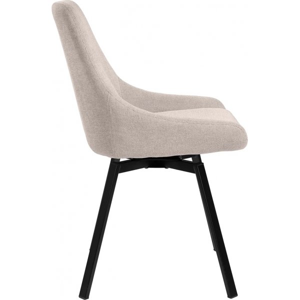 Chaise de salle  manger pivotante Parade - Chaise beige