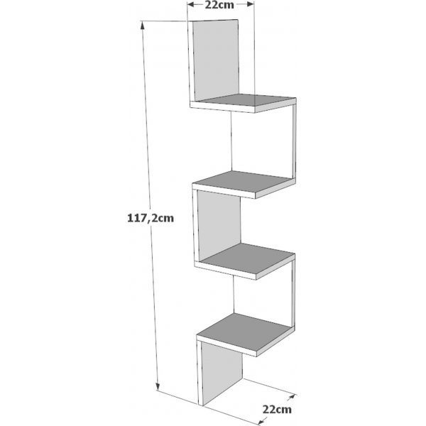 Wonder vägghylla - Vit Wonder vägghylla - Vit