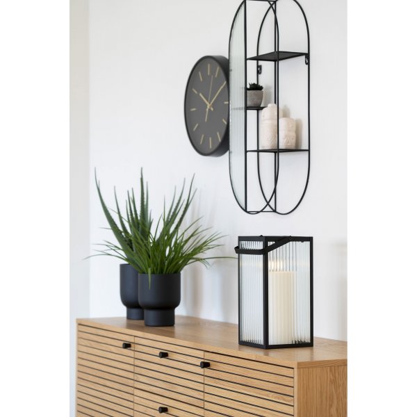 Lanterne bougie Almonte - Noir