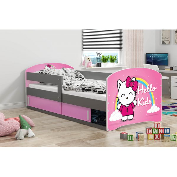 Vejle barnsäng med förvaringsfack 80 x 160 cm - Valfri sticker & färg Vejle barnsäng med förvaringsfack 80 x 160 cm - Valfri sticker & färg