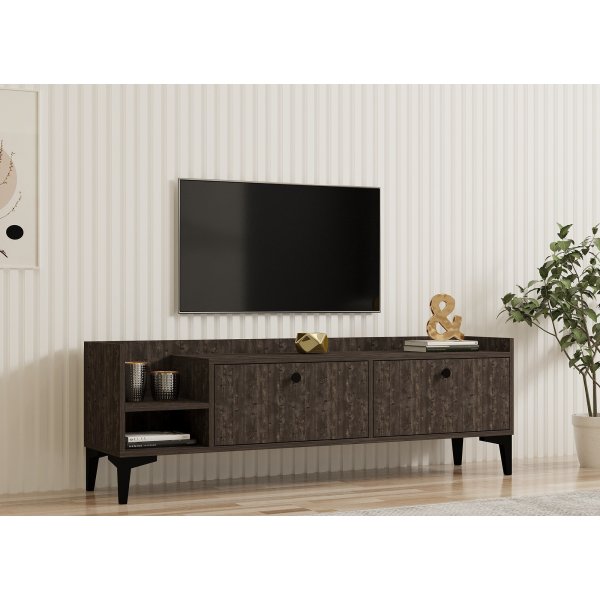 Meuble TV Heflin - Marron