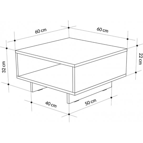 Hola soffbord - Antracit Hola soffbord - Antracit
