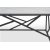 Table basse Kosmos 120 x 60 cm - Marbre gris/noir