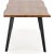 Horst matbord 120-180 x 80 cm - Ek/svart