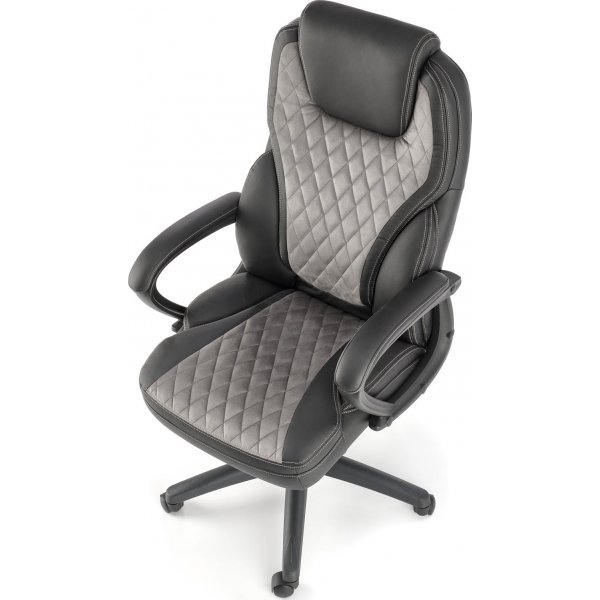 Chaise de bureau Gandalf - Noir/gris