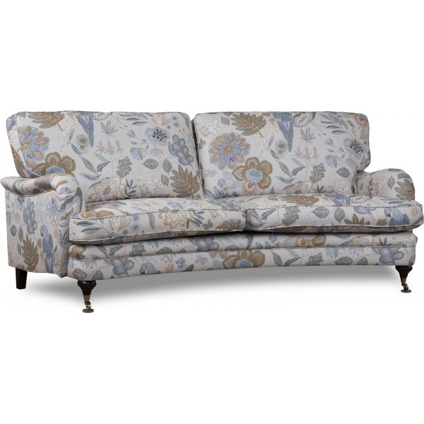 Spirit 3-sits svngd howard soffa i blommigt tyg - Eden Parrot Beige
