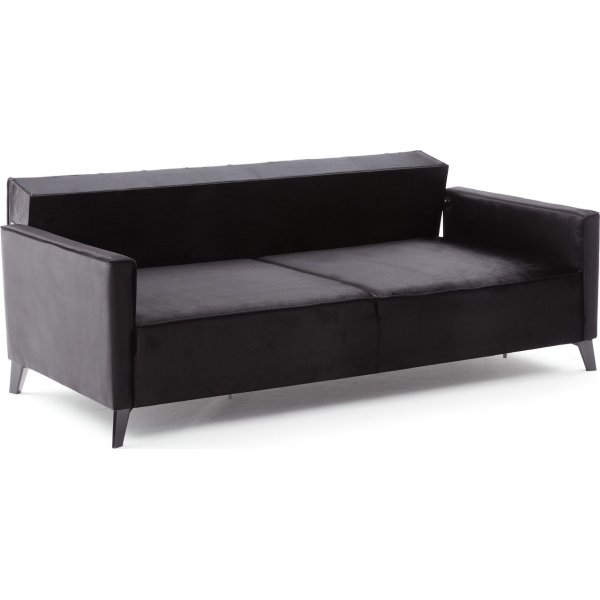 3-sits bäddsoffa - Svart 3-sits bäddsoffa - Svart