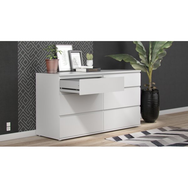 Nova ladekast met 6 lades - Wit Nova ladekast met 6 lades - Wit