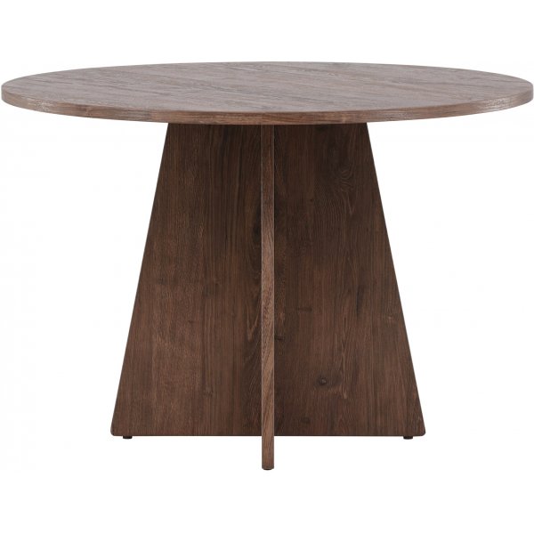 Bootcut matbord Ø110 cm - Valnöt Bootcut matbord Ø110 cm - Valnöt