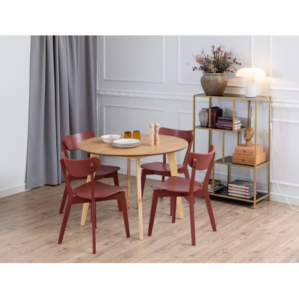 Table  manger ronde Roxby en chne 105 cm