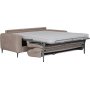 Bddsoffa framt bddad beige - Hoven + Textilskydd fr mbler