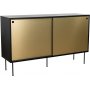 Volume sideboard 132 cm - Svart/mssing