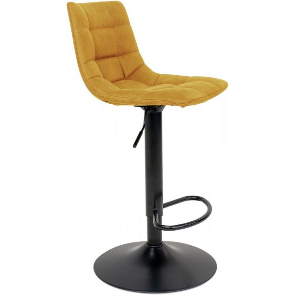 Tabouret de bar Middelfart - Jaune/noir Tabouret de bar Middelfart - Jaune/noir