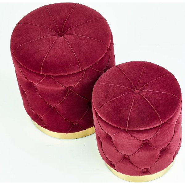 Pouf Hitch - Rouge Pouf Hitch - Rouge