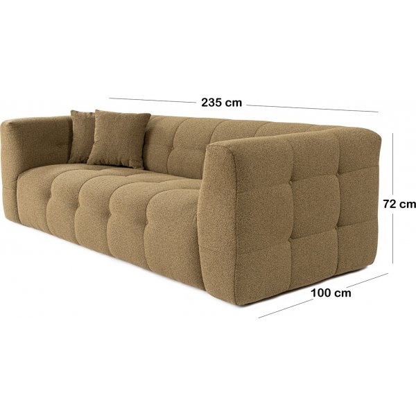 Canap Cady 3 Places - Kaki