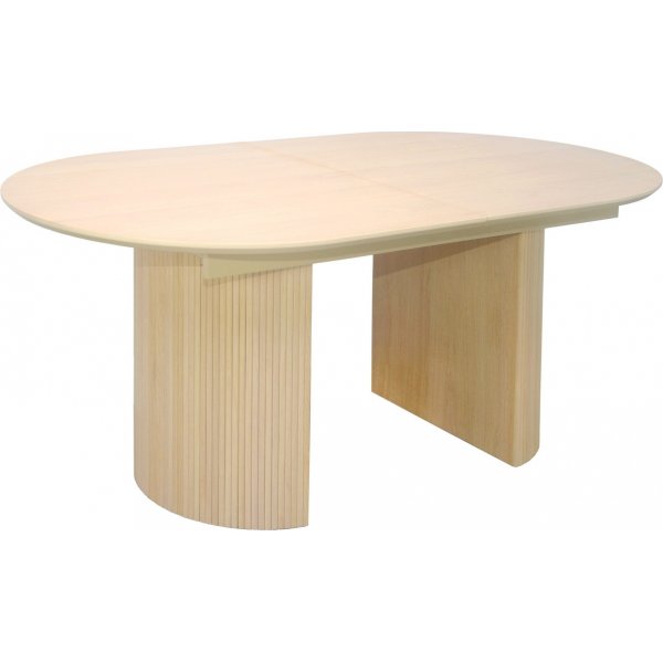 Chiba table  manger ovale extensible 180-240 x 100 cm chne blanchi