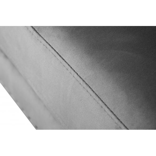 Fåtölj chesterfield grå sammet Royal + Fläckborttagare för möbler Fåtölj chesterfield grå sammet Royal + Fläckborttagare för möbler