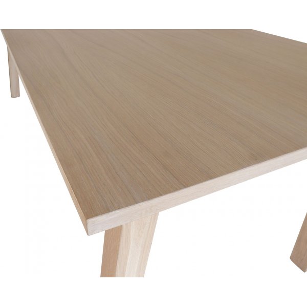 Saltsj matgrupp 240 cm inkl 8 st svarta Orust pinnstolar - Vitoljad ekfanr