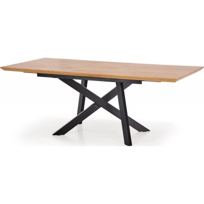 Errol matbord 160-200cm - Ek/svart