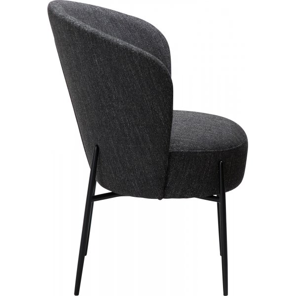 Chaise de salle à manger Orbit - Bouclé noir Chaise de salle à manger Orbit - Bouclé noir