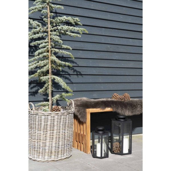 Milos lykta - Svart - 2 st Milos lykta - Svart - 2 st