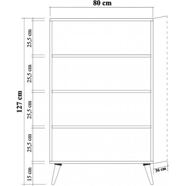Armoire Multibox 729 - Chêne Sonoma Armoire Multibox 729 - Chêne Sonoma