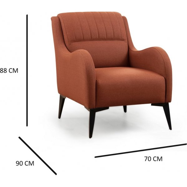 Kenzo fåtölj - Röd Kenzo fåtölj - Röd