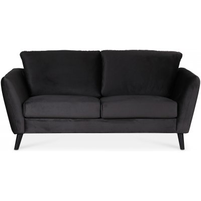 Country 2-sits soffa - Antracitgr (sammet)