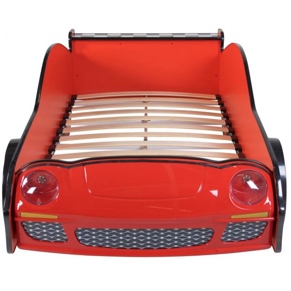 Barns�ng sportbil 911 med belysning - R�d