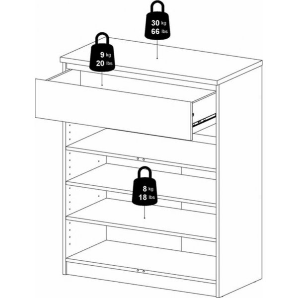 Armoire Naia - Noir Armoire Naia - Noir