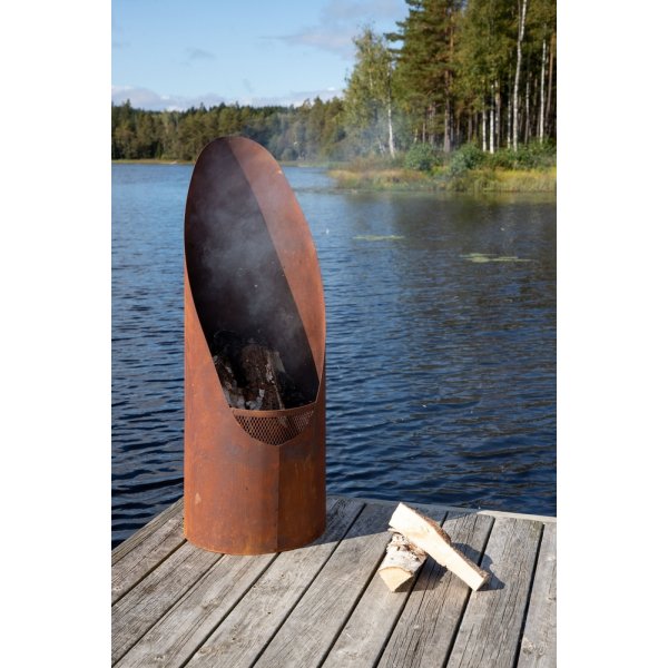 Cheminée Bastian Ø37 cm - Orange rouille Cheminée Bastian Ø37 cm - Orange rouille