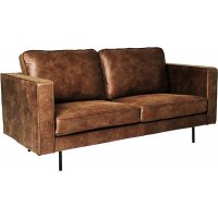 Balbus 2,5-sits soffa - Mörkbrun
